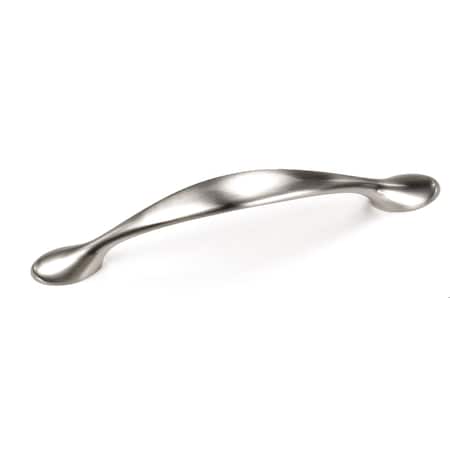 Laurey 96mm Delano Small Spoonfoot Pull, Brushed Satin Nickel 25259